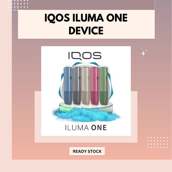 IQOS Iluma One pocket-sized heated tobacco device in Pebble Grey sleek finish