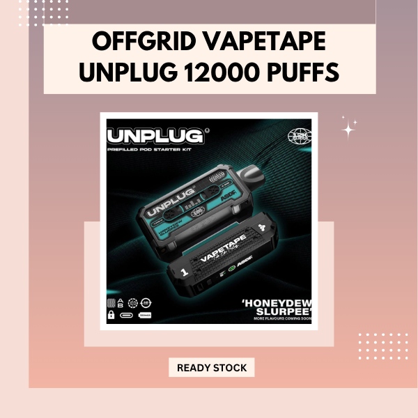 battery detachable vape Offgrid Vapetape 12K SG Geekbar Ingredients Explained: Full no-louisiana-shipping Size:500mg