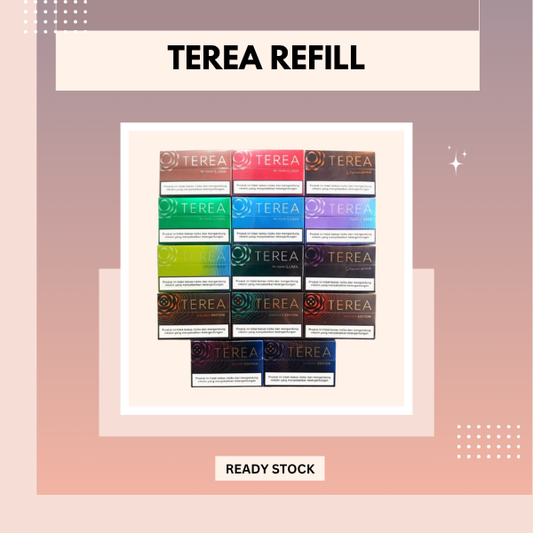 TEREA refill tobacco sticks pack and carton flavor lineup for IQOS ILUMA devices
